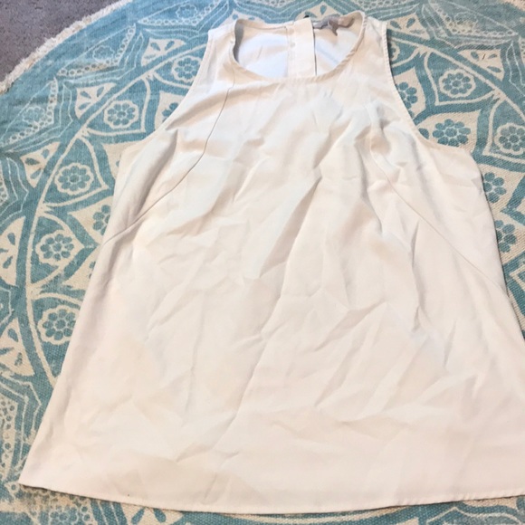 🚫SOLD🚫BR cream zip tank. - Picture 2 of 4